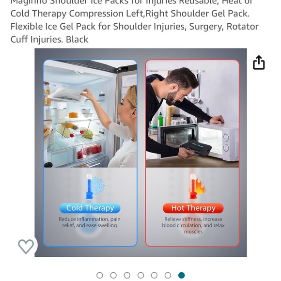 Shoulder ice pack for shoulder - Picture 4 of 8